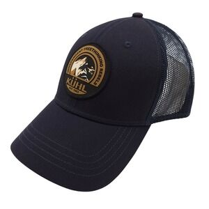 KUHL Free Rebel Pirate Blue Trucker Hat Mesh Snapback Ball Cap Hiking Outdoors